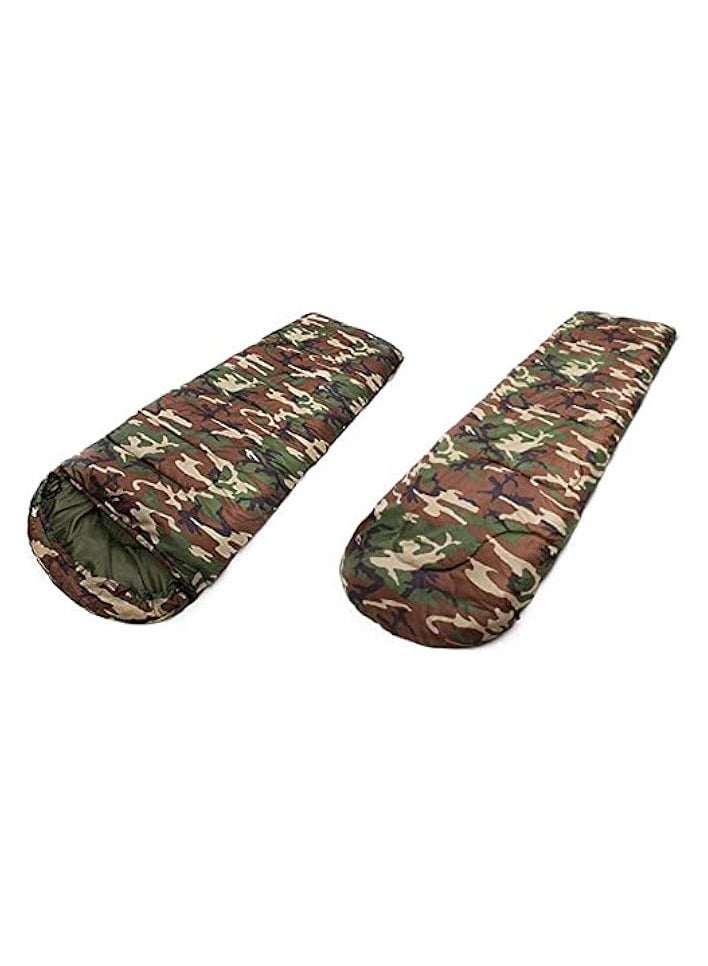 Green Tiger Sleeping Bag,Lightweight Thick Warm,Adult Outdoor Travel Camping Picnic Sleeping Bag Including Compression Bag,Light - Image 2