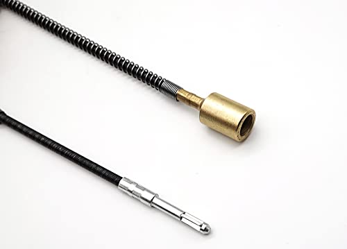 Tuntrol 2pcs 5/32" Inner Flex Shaft Cable for Rotary Grinding Tool with 2pcs Carbon Brush, Replacement Core Flexible Shaft Attachment, Drill Grinder Part Accessories - Image 5