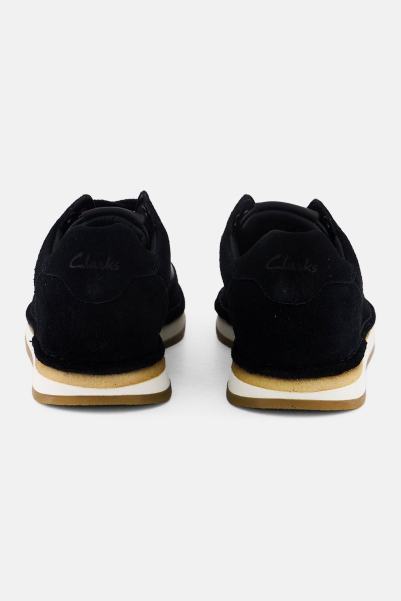 clarks Women Standard Craftrun Lace Up Shoes, Black  - Image 4