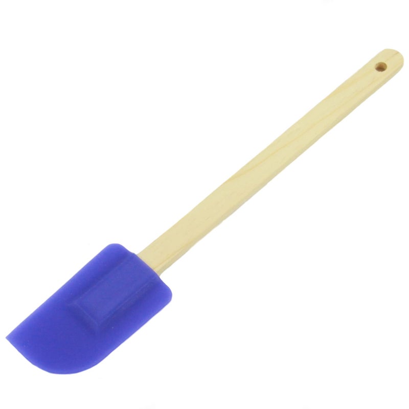 Chef Craft Select Wooden Handled Silicone Spatula 12 inch Color May Vary