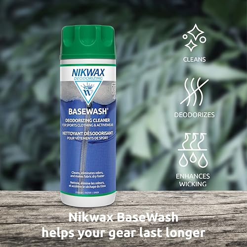 Nikwax BaseWash, 1000 ml, Deodorizing Cleaner for Base Layers, Socks, & Activewear, Eliminates Odors & Improves Performance - Image 3