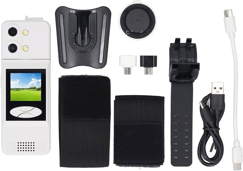 2K Wearable Body Camera With 180 Degree Rotatable Lens And 1 5 Inch Color Screen - Image 2