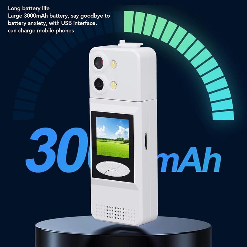 2K Wearable Body Camera With 180 Degree Rotatable Lens And 1 5 Inch Color Screen - Image 5