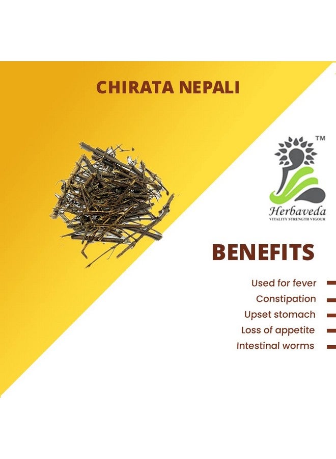 LEANBEING Herbaveda- Chiraita Nepali 100g | Chiraita Asli | Enicostemma Littorale | Swertia Chiraita | Bitter Stick | Indian Gentian - Image 2