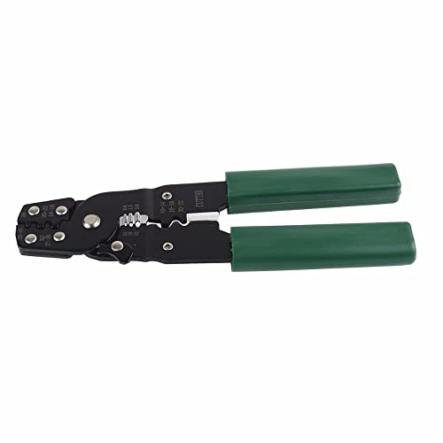 DOTCOM 8-Inch Self-Adjusting Automatic Cable Cutter Crimper, 5 in 1 Multipurpose Tool Wire Stripping Cutting Pliers, 10-24 AWG (0.2~6.0mm²) (Yellow) (WT-21) - Image 2