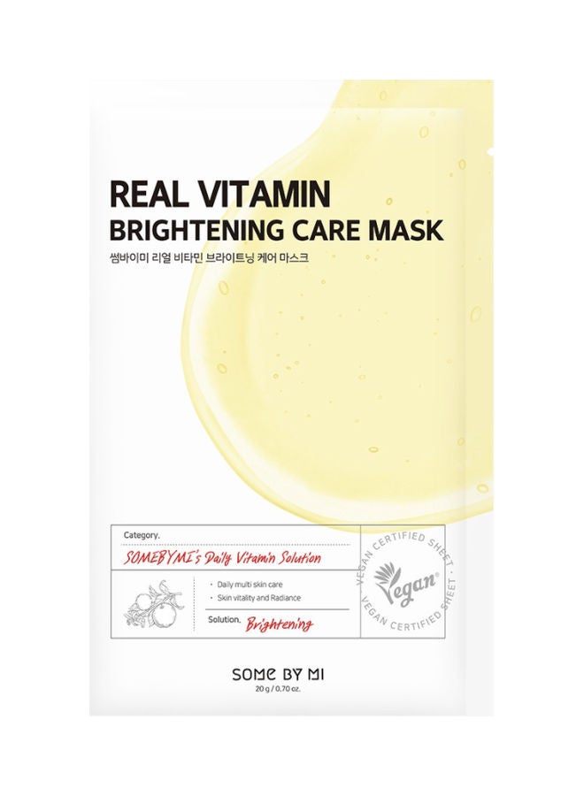 Some by Mi Real Vitamin Brightening Care Mask 20grams - Image 1