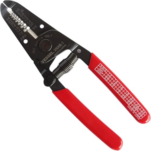 VESSEL 3500E-1 Wire Stripper, Compatible with Electrical Workers Test - Image 1