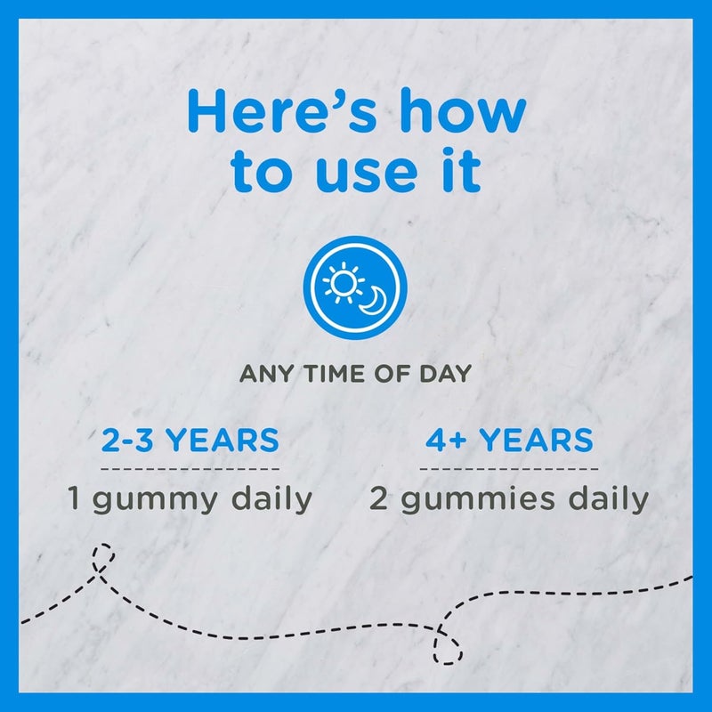 Zarbee's Zarbees Kids Complete Daily Multivitamin  Probiotic Gummies with Vitamins A B C D E  zinc for Digestive Health Easy To Chew Natural Fruit 70 Count - Image 4