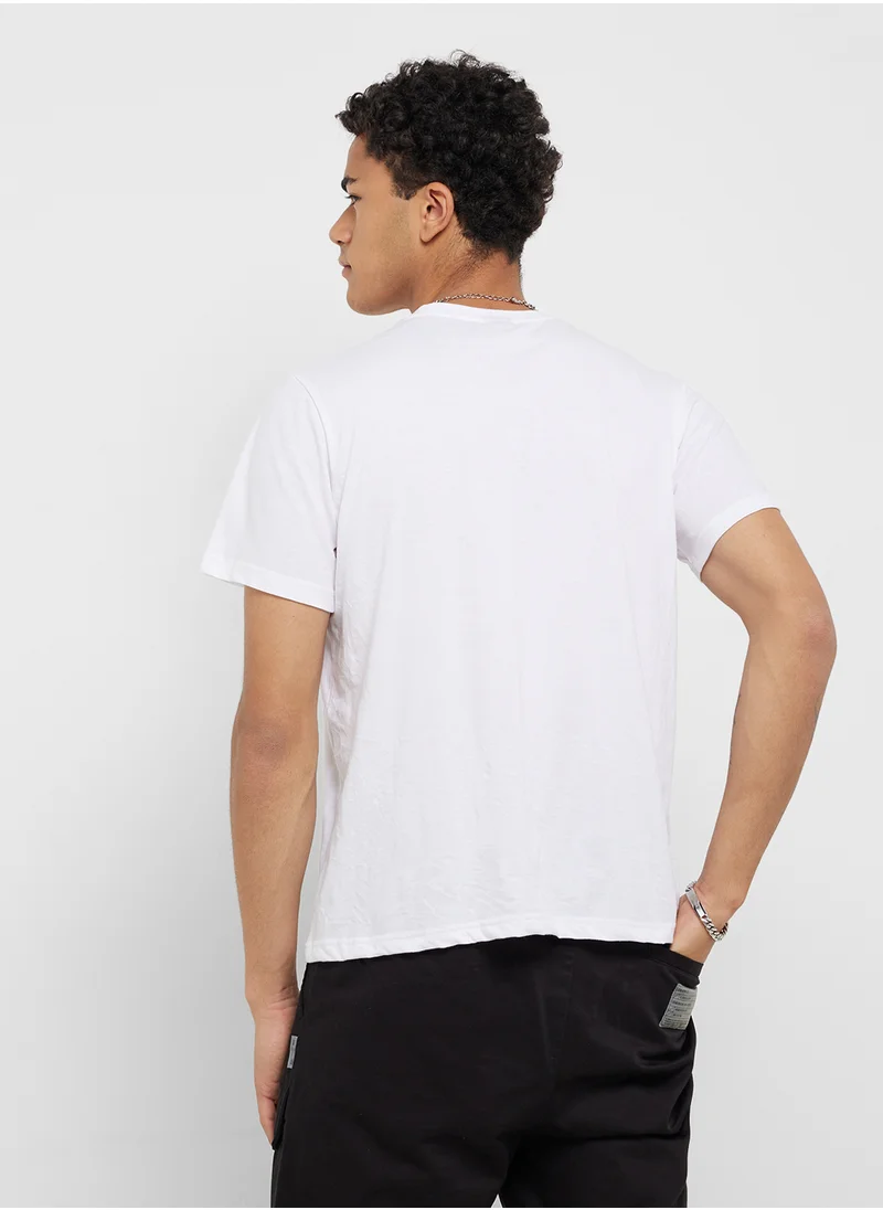سفنتي فايف Crew Neck T-Shirt