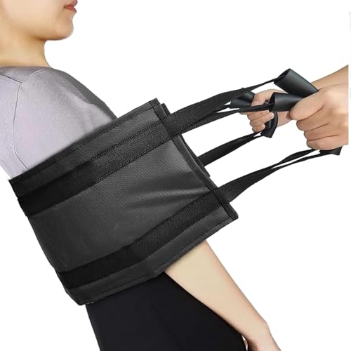 Dhadh Transfer Belt for Patient,Transfer Lift Sling,Elderly Safety Lifting Aids,Home Bed Assist, Mobility Belt for Patient, Black - Image 1
