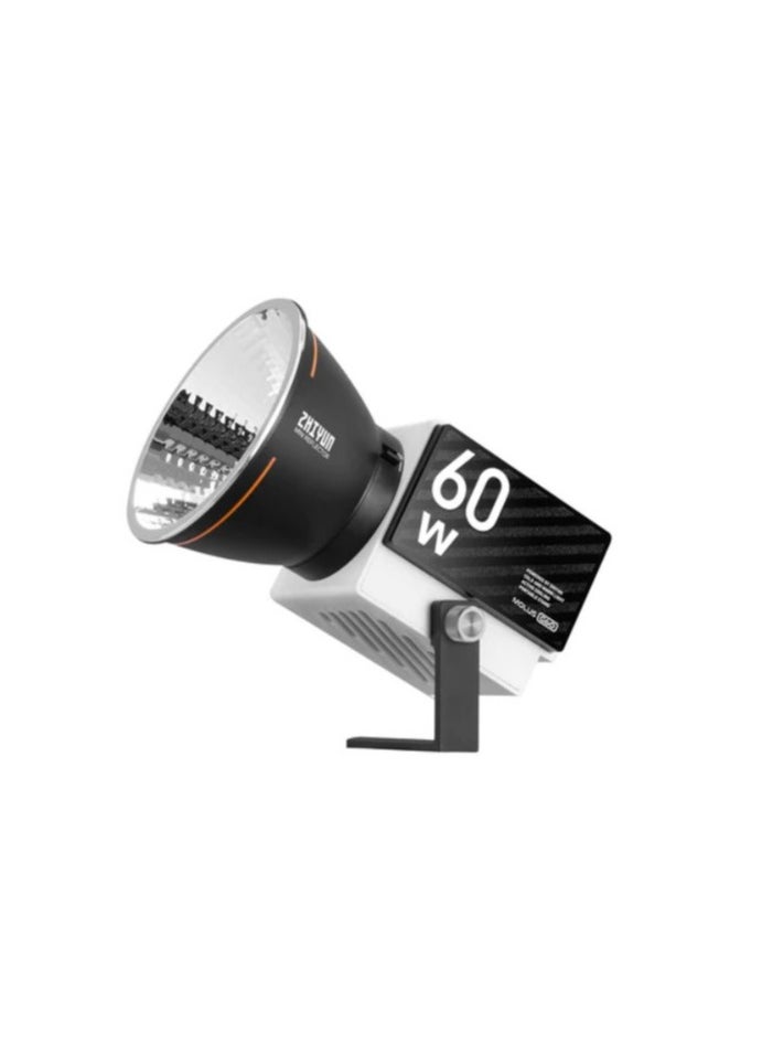 Zhiyun - Zhiyun 60W Pocket Light Bi-Color LED Light Support Bluetooth App Control for Live Stream with Mini Light Dome Softbox and Bowens Mount Adapter - Image 1