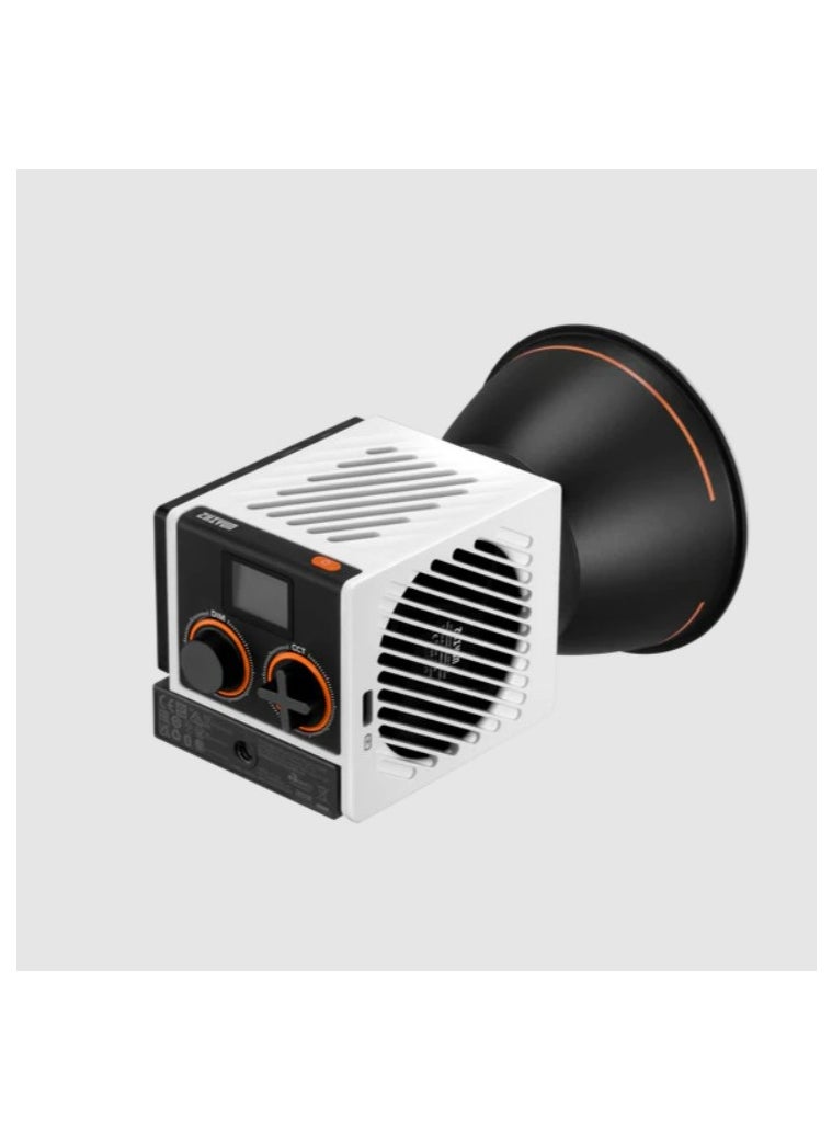 Zhiyun - Zhiyun 60W Pocket Light Bi-Color LED Light Support Bluetooth App Control for Live Stream with Mini Light Dome Softbox and Bowens Mount Adapter - Image 1