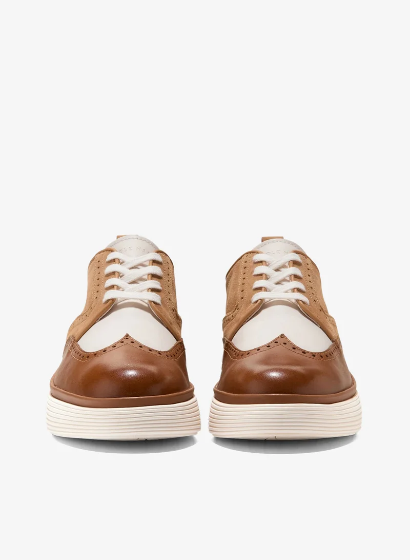 COLE HAAN Women's ØriginalGrand City Platform Wingtip Oxfords
