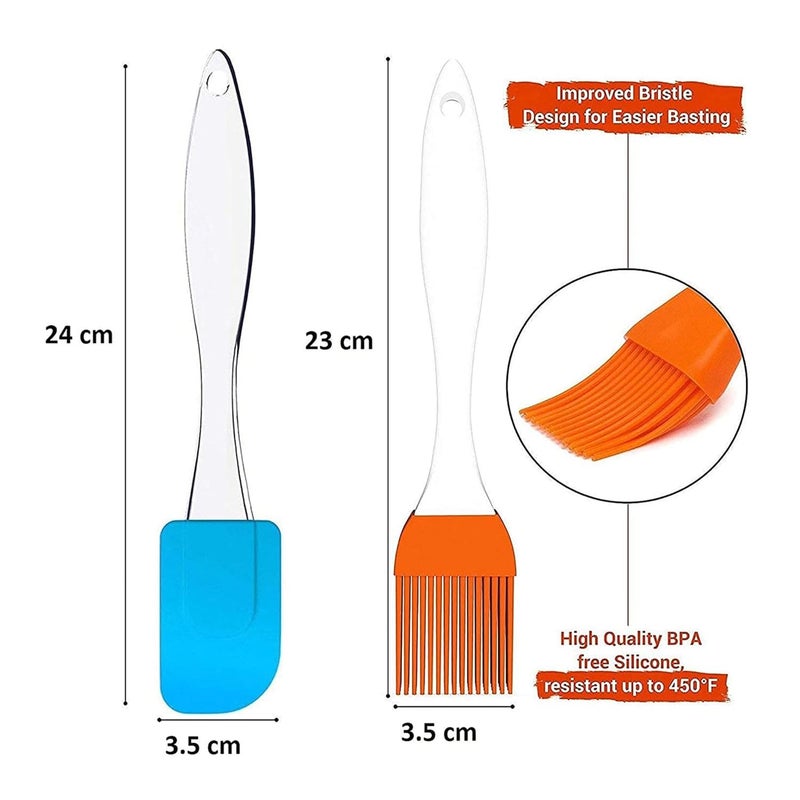 IDEAL PRIME Rust Proof Stainless Steel Chota Tandoor Papad Jali Silicon Brush Spatula Combo Set Steel Tandoor Grill Roti Jali Roaster Grill Jali Barbeque Accessories Kitchen Tool Pack of 2 - Image 3
