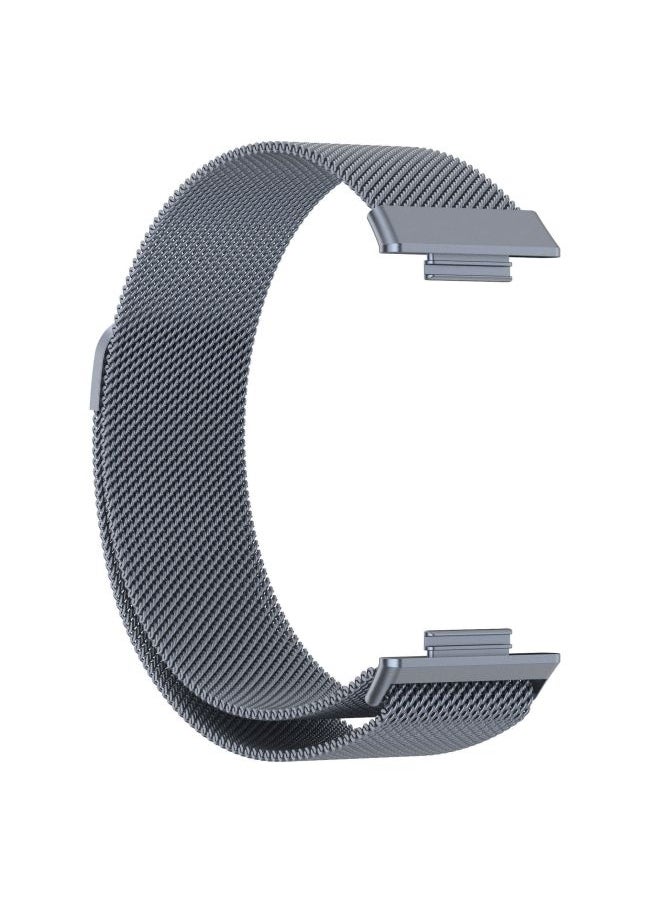 Generic - Suitable For Huawei WATCH FIT 2 Strap Watchfit2 Strap Fit2 Milanese Magnetic Wristband-Color:Space Gray-For Huawei Fit2 (vitality/fashion/elegant) - Image 1