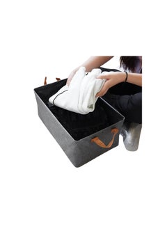 Generic Clothes and closet organizer box with cover - fabric material x metal support ML  - Image 1