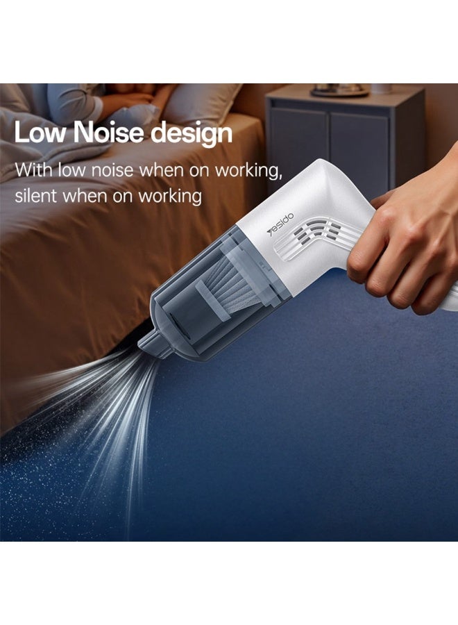 YESIDO VC10 Handheld Vacuum Cleaner 5000PA Suction Power 45500RPM Home Car Cleaning Tool - Image 5