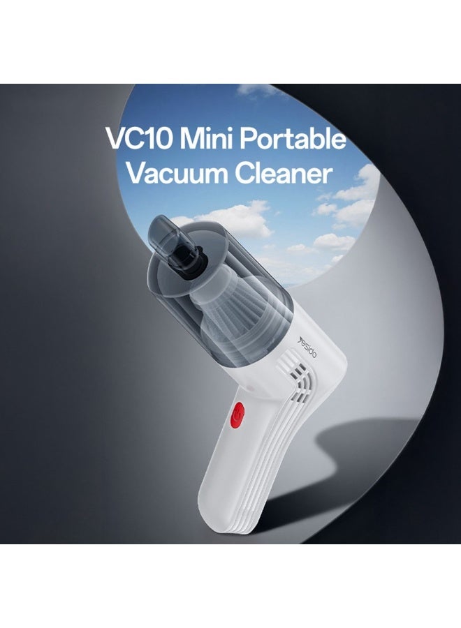 YESIDO VC10 Handheld Vacuum Cleaner 5000PA Suction Power 45500RPM Home Car Cleaning Tool - Image 2