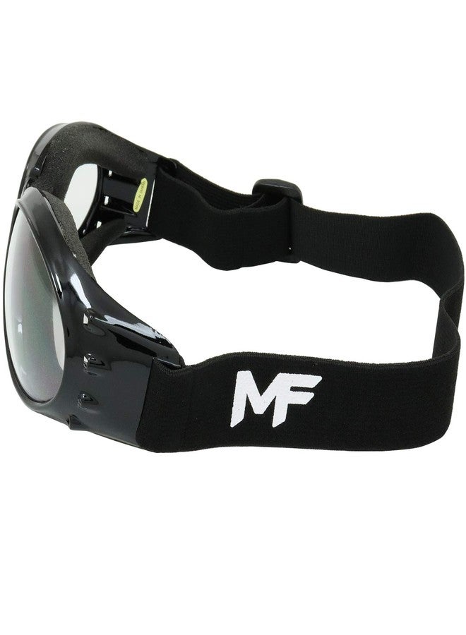 إم إف نظارات فولكان MF (إطار أسود/عدسة شفافة) - Image 3