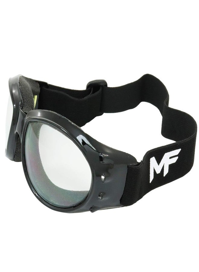 إم إف نظارات فولكان MF (إطار أسود/عدسة شفافة) - Image 1