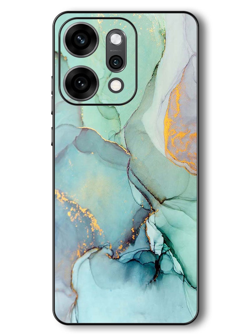 Theodor Case Compatible with Oppo Reno 14 Pro 6.83 Inch Protection Shockproof Bumper Cover Crack Lines - Image 1