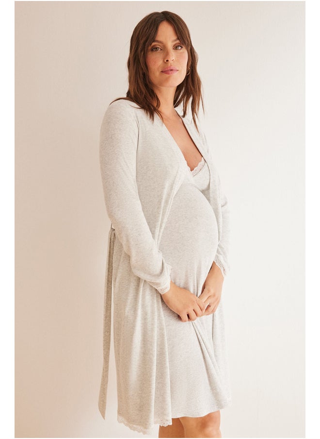 women'secret - رداء الحمل المضلع - Image 1