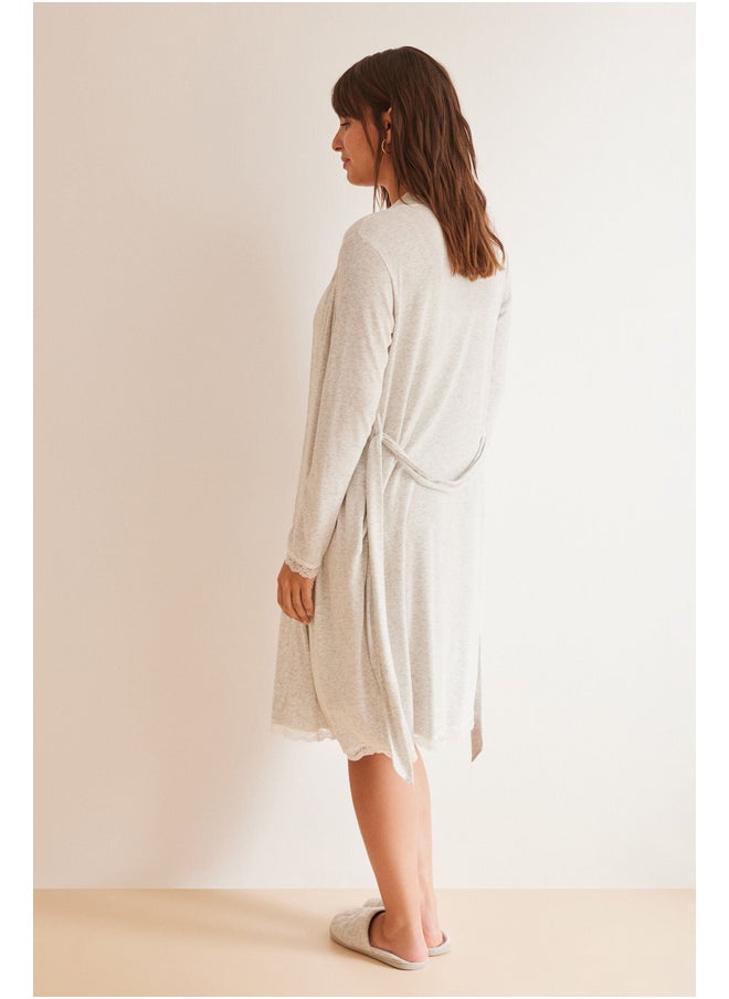 women'secret - رداء الحمل المضلع - Image 1