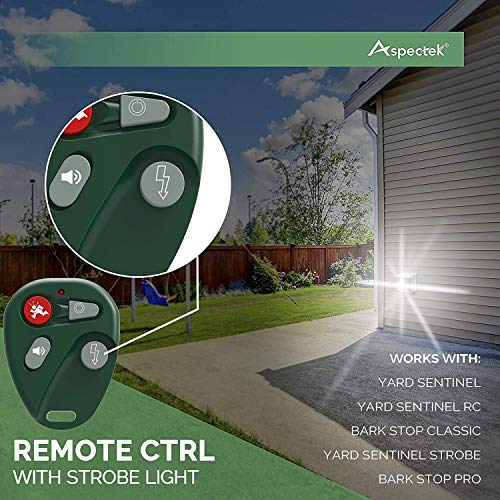 ASPECTEK Ultrasonic Outdoor Animal Pest Repellent, Yard Sentinel RC Pest Repeller Pest Control includes Motion Detector, 4 Key Remote - Rodents, Cats, Rats, Mouse, Mice, Deer, Frequency: 15-18 kHz - Image 4