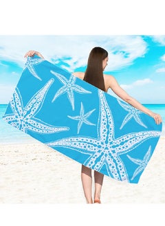 Bluejw Microfiber Beach Towel Fast Large-Drying Design, Highly Absorbent Towels, Quick-Drying Blanket, Lightweight. Ideal For The Beach, Pool, Travel, Swimming, Camping, Yoga, Gym 70*150Cm  - Image 1