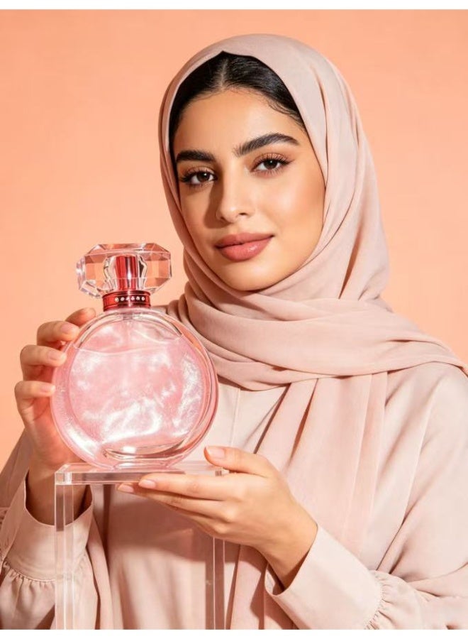 عطر نسائي بالورد والزهور مع المسك الأبيض، أو دو بارفان يدوم طويلاً، 50 مل - Image 4