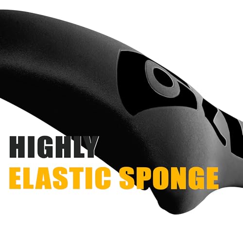 Venzo Comfortable Bike Bicycle Saddle Seat - for MTB, Road, Exercise, Trekking, Folding, Hybrid & Cruiser Bikes - XC Saddle Seat - Black - Image 5