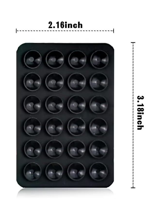 12pcs Silicone Suction Cup Phone Holder, Strong Suction Cups, Suitable for Bathroom, Mirror, Hands-free, Selfie, Video, by Xifor  - Image 5