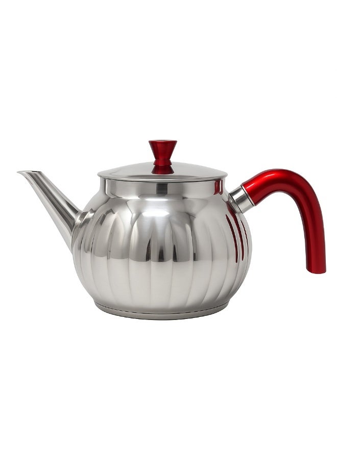 Alsaif 🫖 Premium Turkish Stainless Steel Teapot – 0.8L Elegant & Modern Design - Image 2