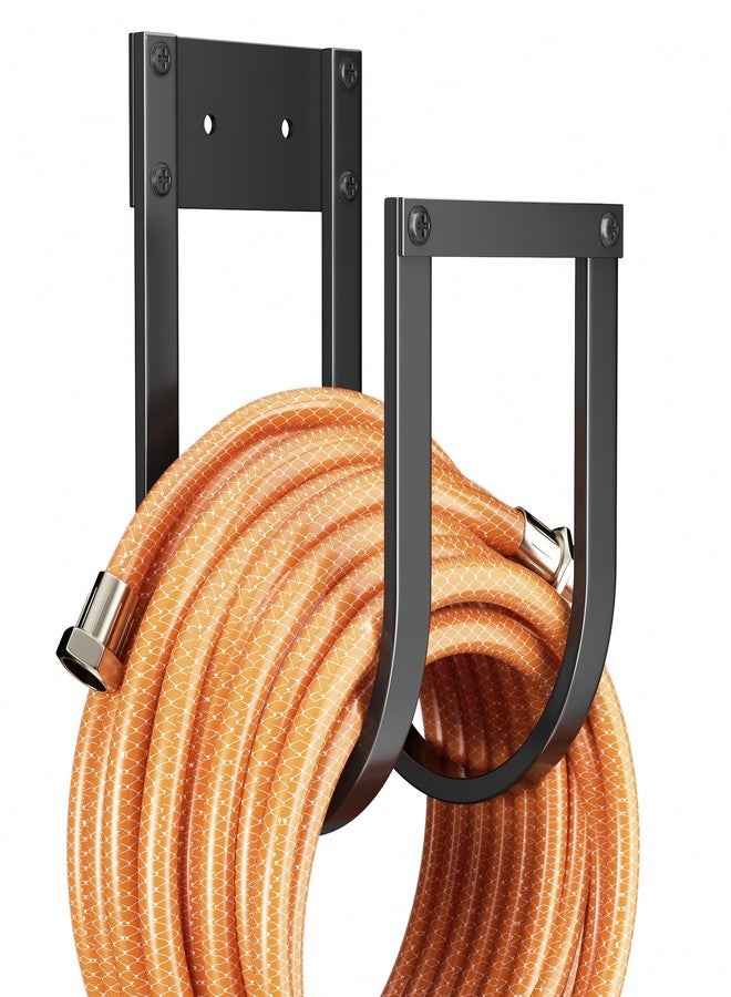 pickpiff Garden Hose Holder Wall Mount - Heavy Duty Metal Water Hose Hanger for Outside, Durable Hose Hook for Garden, Garage, or Yard Storage - Image 1