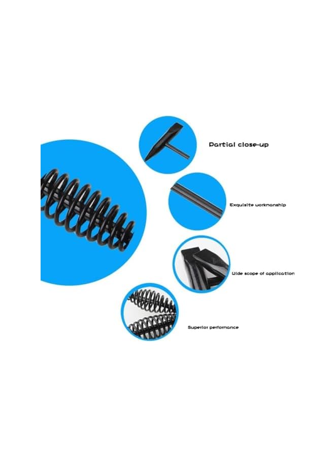 Simba Trading - Portable Welding Chipping Hammer with Spring Handle, Durable Drop Forged C45-55 Alloy Steel, Ergonomic Grip, Black Matte Finish, Cone End for Knocking and Ice Breaking - Image 2