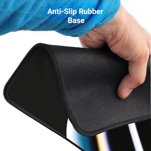 ZEBRONICS MSP-X2 Mouse Pad, for Speed and Precision Operation, Smooth Cloth Surface, Roll and Go, Optimised for All Mouse Sensors, Anti Slip Rubber Base, Surface of 260 x 210 mm - Image 5