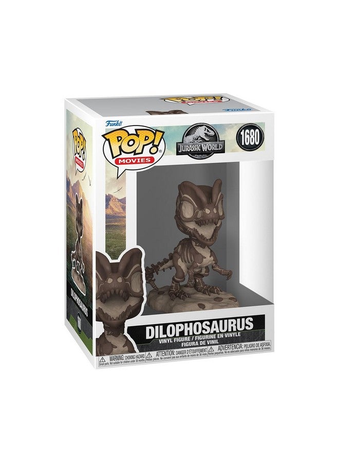 Funko فنكو بوب أفلام: حديقة الديناصورات - ديلوفوصور - تمثال فينيل قابل للجمع - فكرة هدية - منتجات رسمية - ألعاب للأطفال والبالغين - عشاق الحركة/المغامرة - تمثال لجمع المتعصبين - Image 1