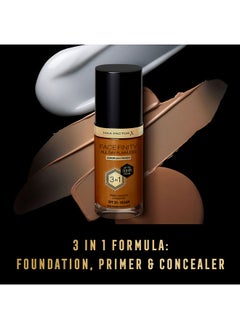 Max Factor Facefinity All Day Flawless Foundation - W98 Warm Hazelnut  - Image 5