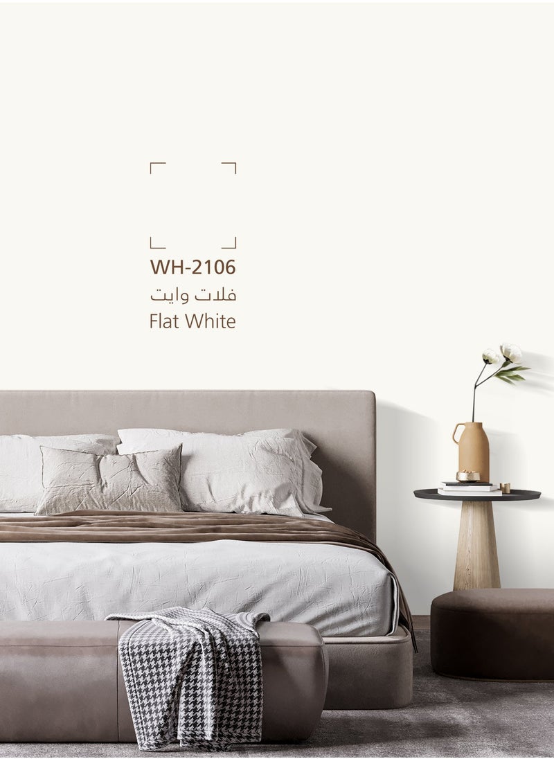 Jazeera Paints Novel Interior Walls Paints Silk  (color : Flat White) 16.2LT  - Image 2