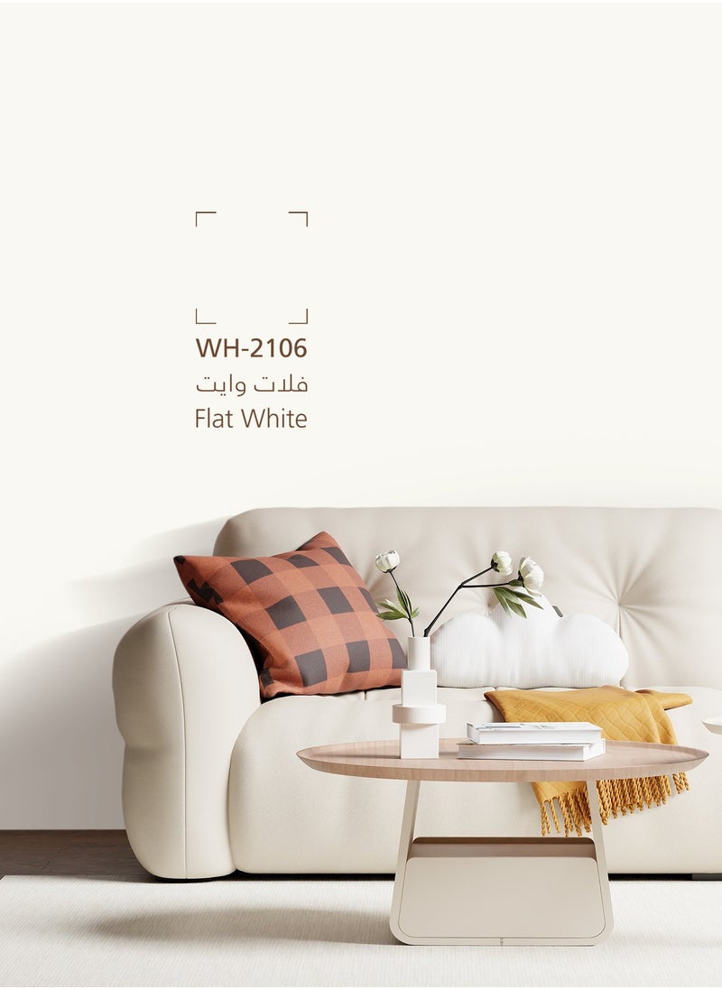 Jazeera Paints Novel Interior Walls Paints Silk  (color : Flat White) 16.2LT  - Image 3