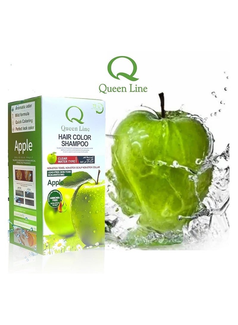 Queen Line Ammonia Free Hair Dye Cream - 500ml Cream + 500ml Fixative Queen Line (Black) - Image 5