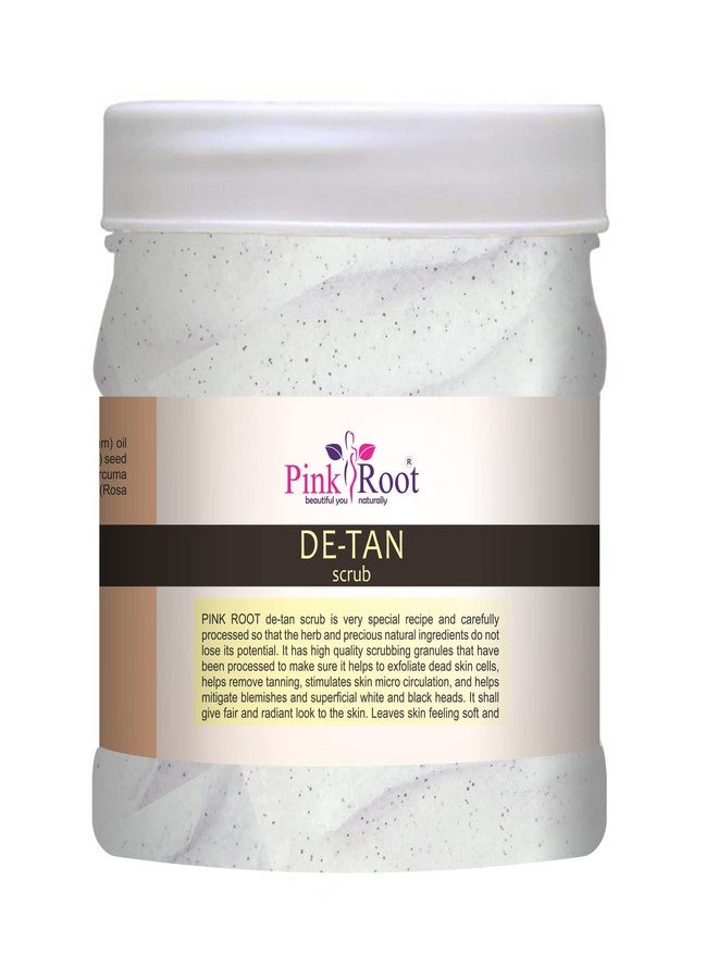 Pink Root DE-TAN Scrub Enriched with Milk & Honey extract 500gm - Image 2