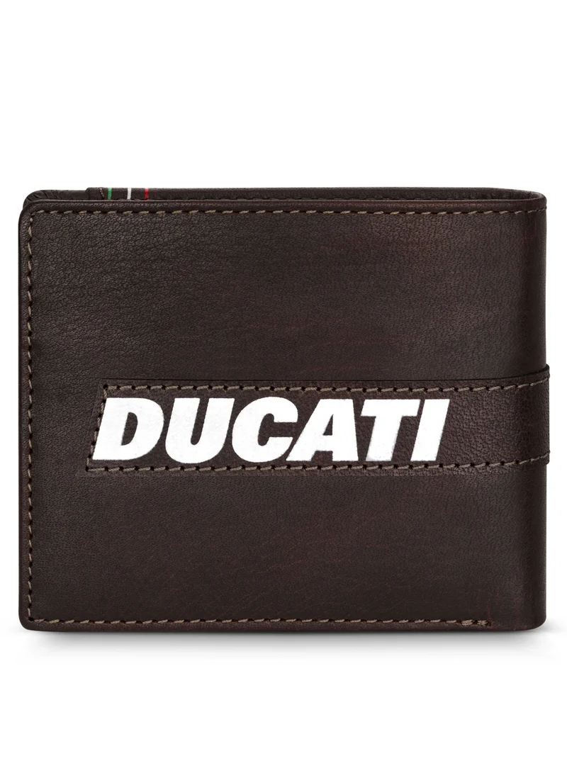 دوكاتي كورس محفظة جلد طبيعي دوكاتي كورس أنيقة تان  كاجوال