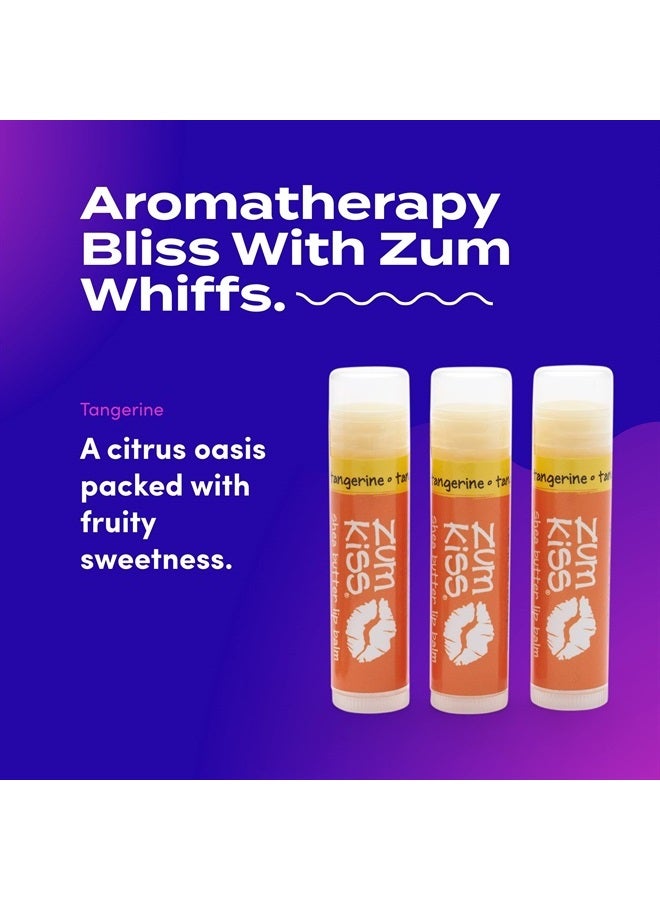 ZUM Tangerine Kiss Stick (Pack of 3) with Certified Organic Sunflower Seed Oil, Beeswax, Shea Butter, Pure Essential Oils, Candelila Wax, Vitamin E and Honey, 0.15 oz - Image 3