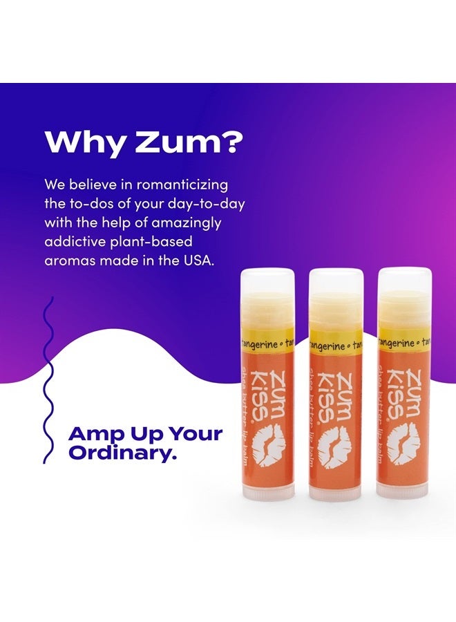ZUM Tangerine Kiss Stick (Pack of 3) with Certified Organic Sunflower Seed Oil, Beeswax, Shea Butter, Pure Essential Oils, Candelila Wax, Vitamin E and Honey, 0.15 oz - Image 5