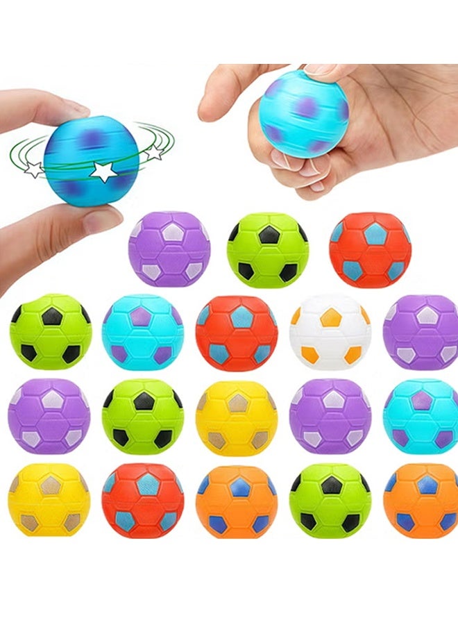 Jamal 30 PCS Mini Fidget Spinners Soccer Ball Toys for Kids, Soccer Party Favors Goodie Bag Stuffers, Rotatable Soccer Finger Stress Balls for Classroom Prizes - Image 1