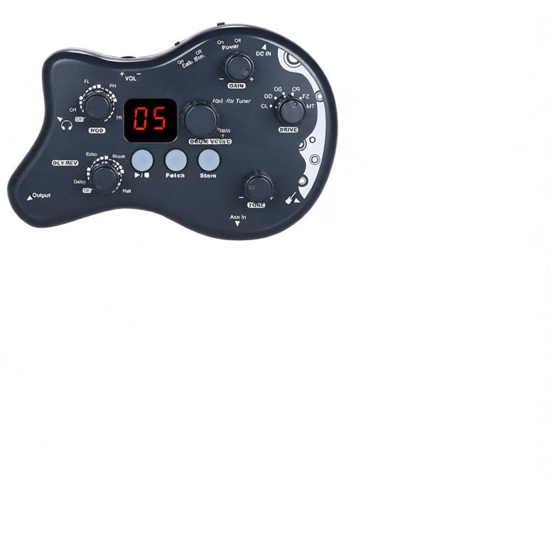 Multi Effects Pedal 5 Modules 15 Effect Types Guitar Effects Processor - 40 Drum Rhythms Tuning Function Multi-Effects Pedal for Electric Guitar - Image 3