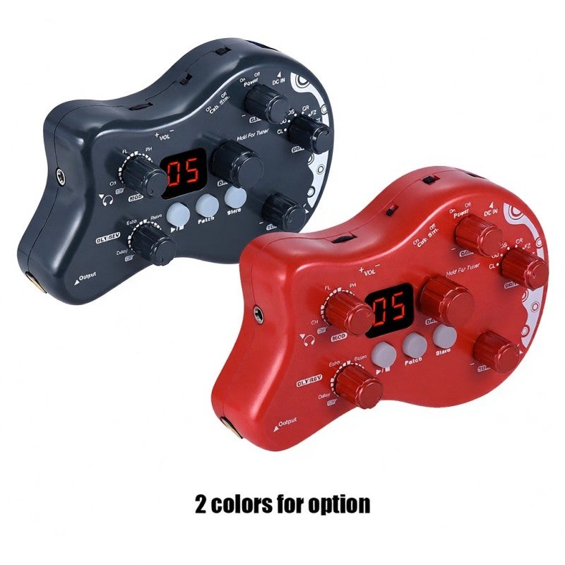Multi Effects Pedal 5 Modules 15 Effect Types Guitar Effects Processor - 40 Drum Rhythms Tuning Function Multi-Effects Pedal for Electric Guitar - Image 5