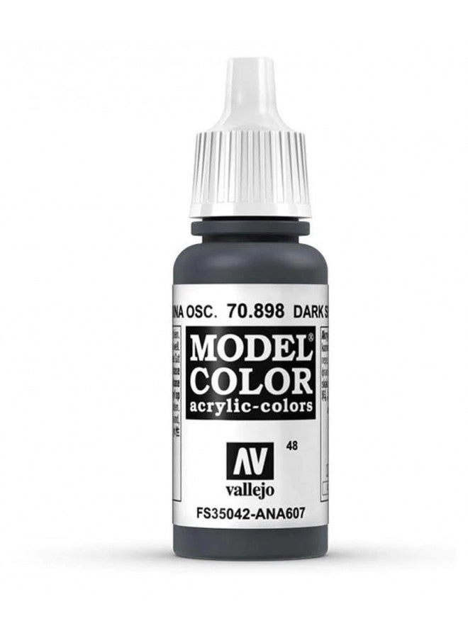 Vallejo Dark Sea Blue Model Color Paint, 17ml - Image 1