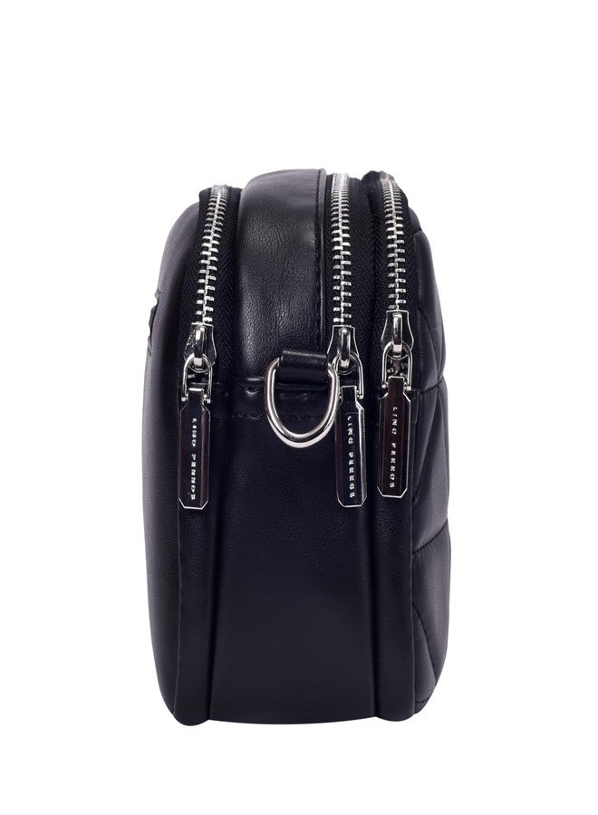 Lino Perros Womens Black Sling Bag - Image 4